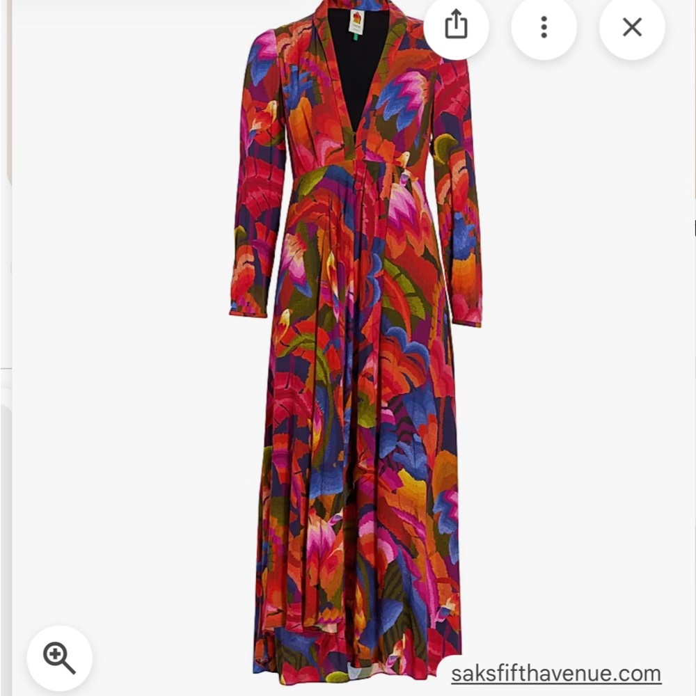 Farm Rio Rainbow Forest Vibrant Dress NWT’s sz M
